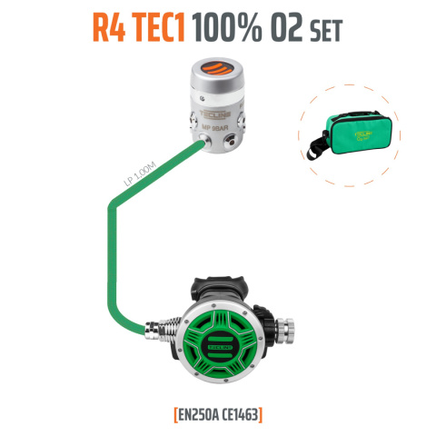 AUTOMAT R4 TEC1 100% O2 M26X2, ZESTAW STAGE - EN250A